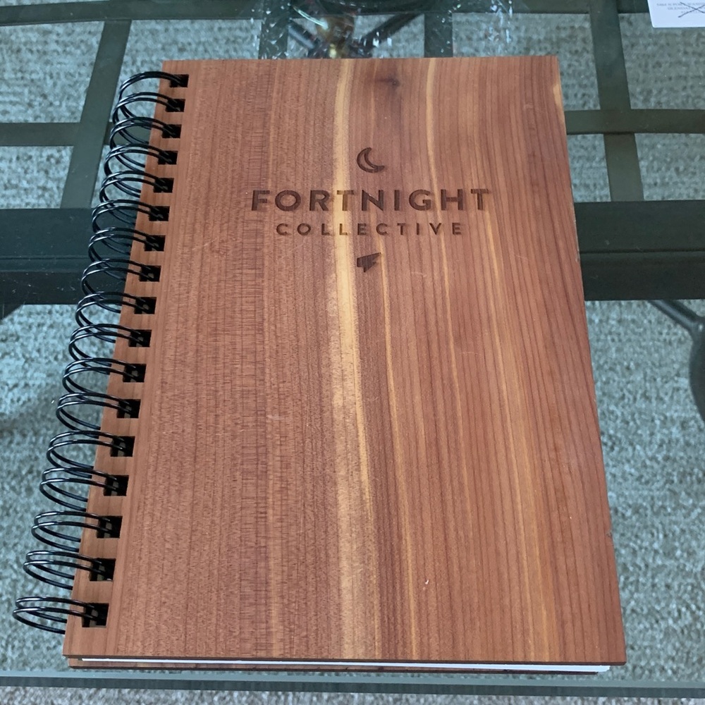 NEWSpiral-Bound Notebook with Wood Front and Back Cover